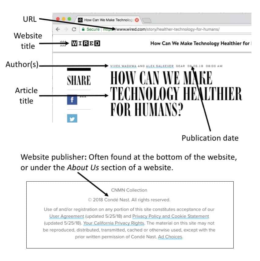  55 Mla In Text Citation Website Example No Author